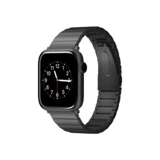 Viva Madrid Lavier Metal Watch Strap For Apple Watch 42/44/45mm - Black